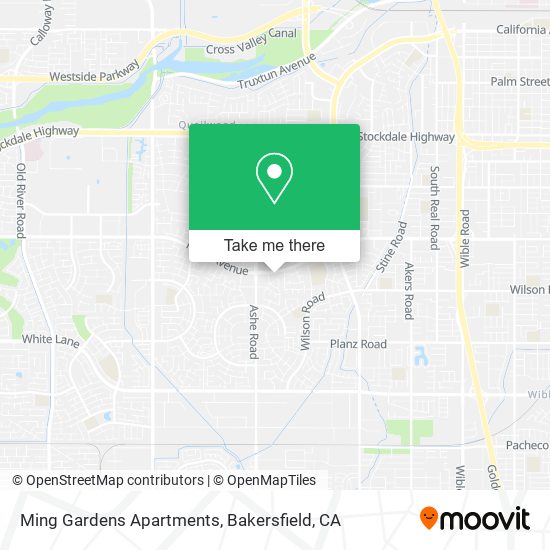 Ming Gardens Apartments map