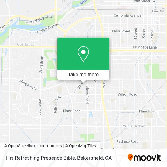 His Refreshing Presence Bible map