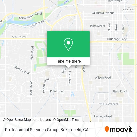 Professional Services Group map
