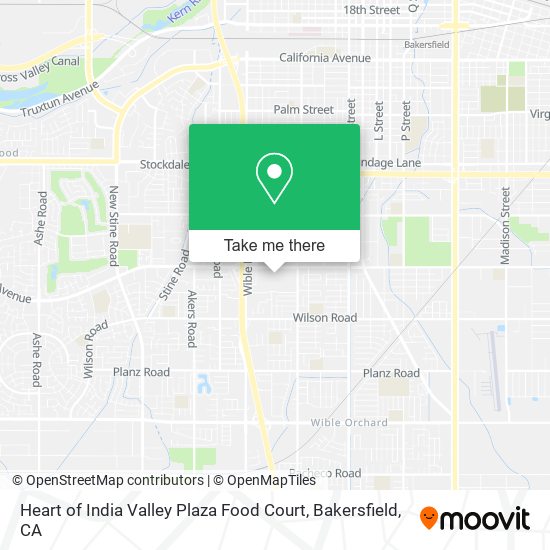 Mapa de Heart of India Valley Plaza Food Court