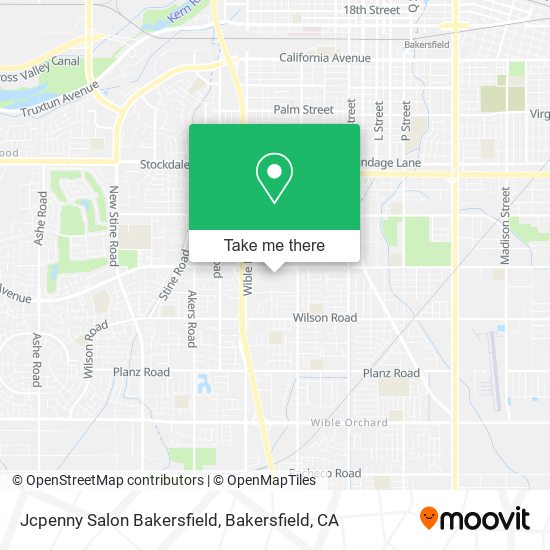 Jcpenny Salon Bakersfield map
