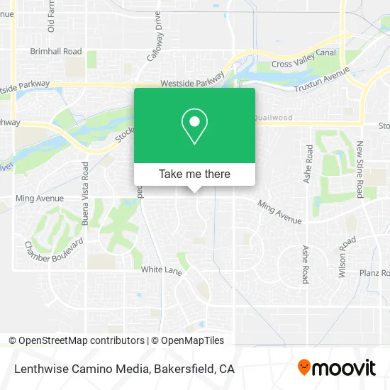Mapa de Lenthwise Camino Media