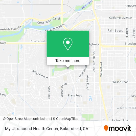 My Ultrasound Health Center map