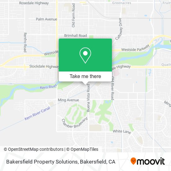 Bakersfield Property Solutions map