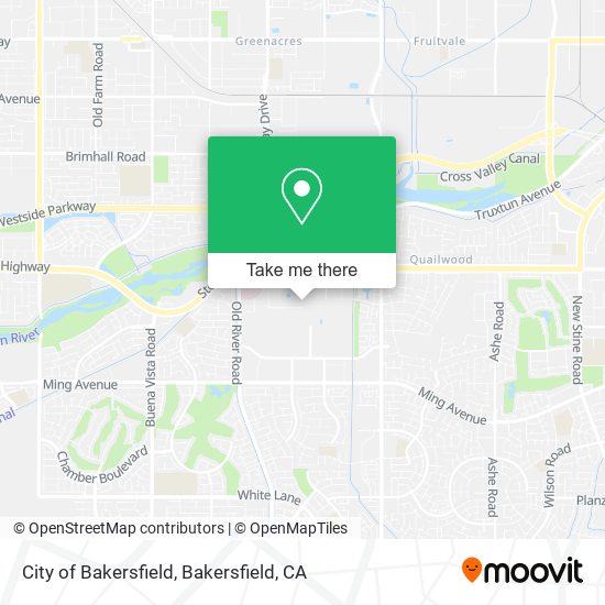 City of Bakersfield map