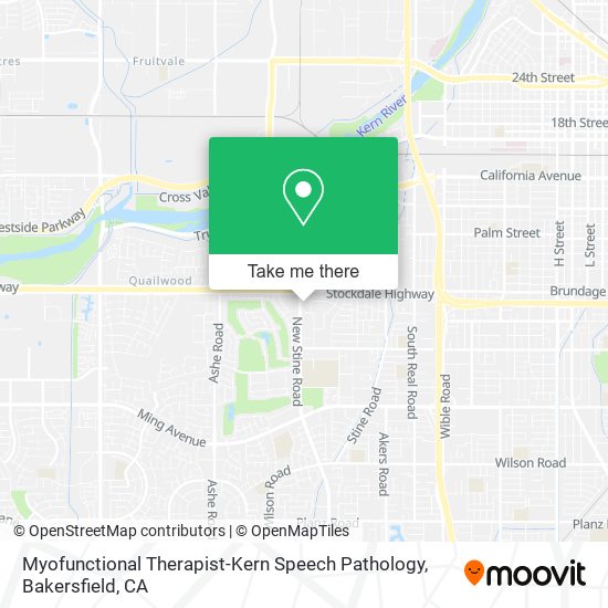 Myofunctional Therapist-Kern Speech Pathology map