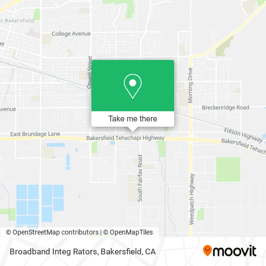 Mapa de Broadband Integ Rators