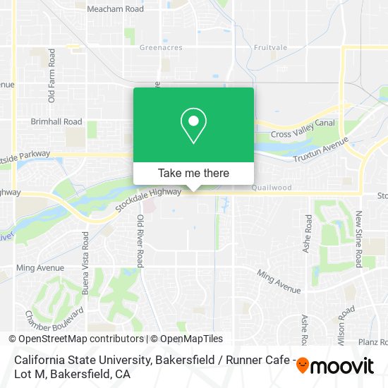 California State University, Bakersfield / Runner Cafe - Lot M map