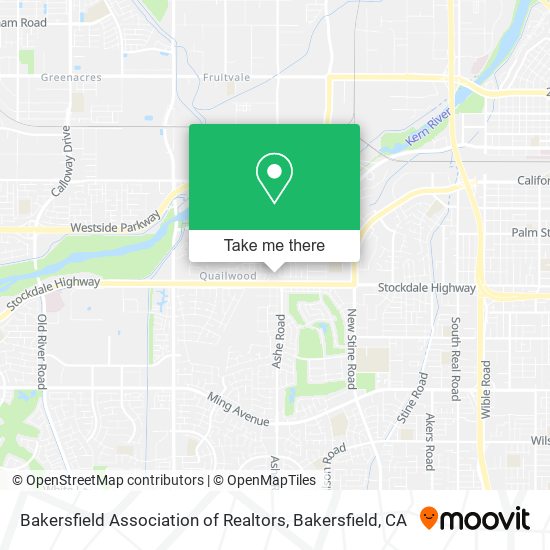 Mapa de Bakersfield Association of Realtors