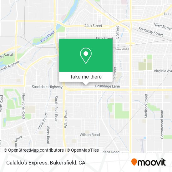 Calaldo's Express map