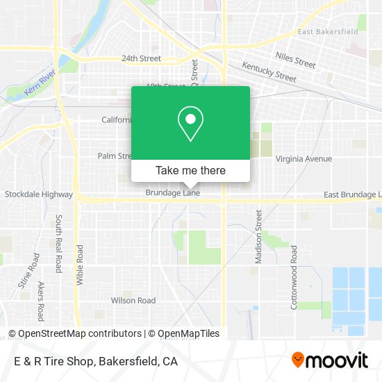 Mapa de E & R Tire Shop