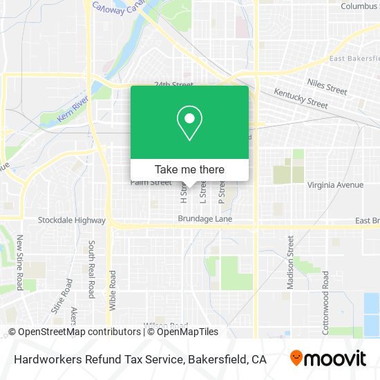 Mapa de Hardworkers Refund Tax Service