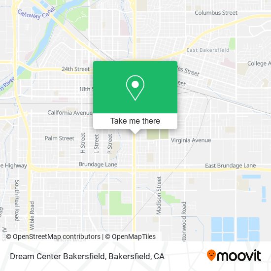 Dream Center Bakersfield map