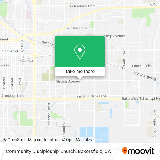 Community Discipleship Church map