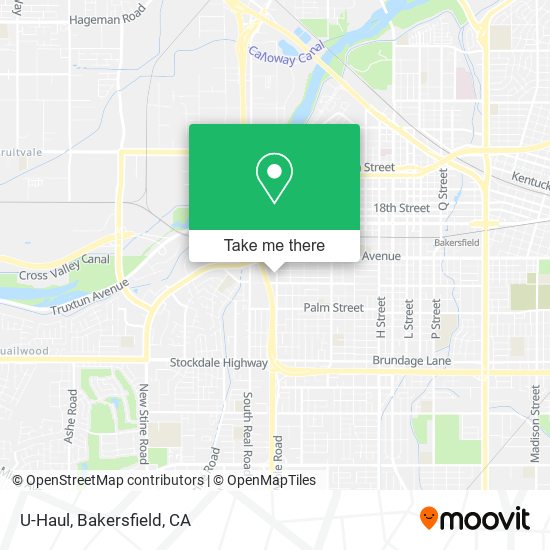 U-Haul map