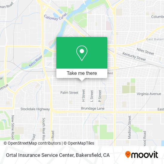 Ortal Insurance Service Center map