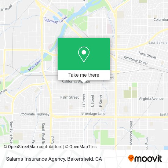 Mapa de Salams Insurance Agency