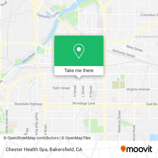 Chester Health Spa map