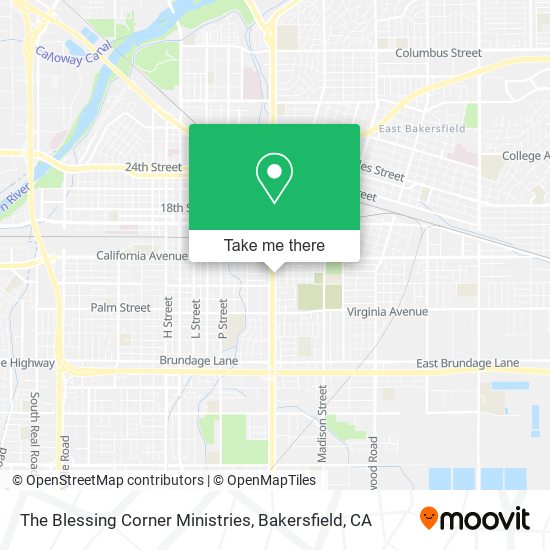 The Blessing Corner Ministries map