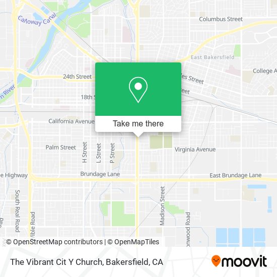 The Vibrant Cit Y Church map