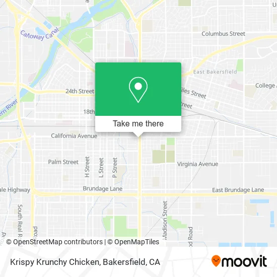 Mapa de Krispy Krunchy Chicken