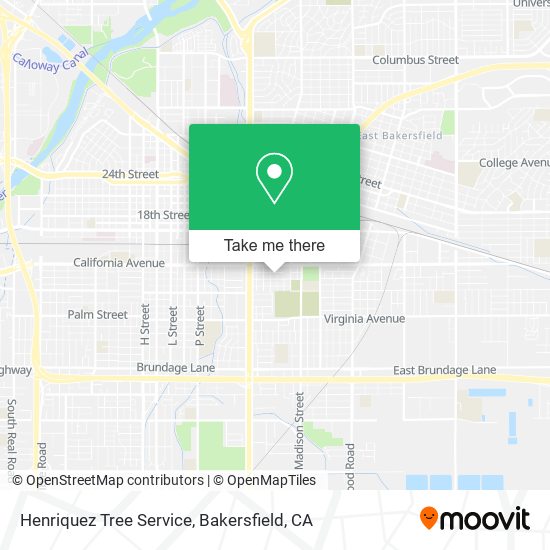 Henriquez Tree Service map