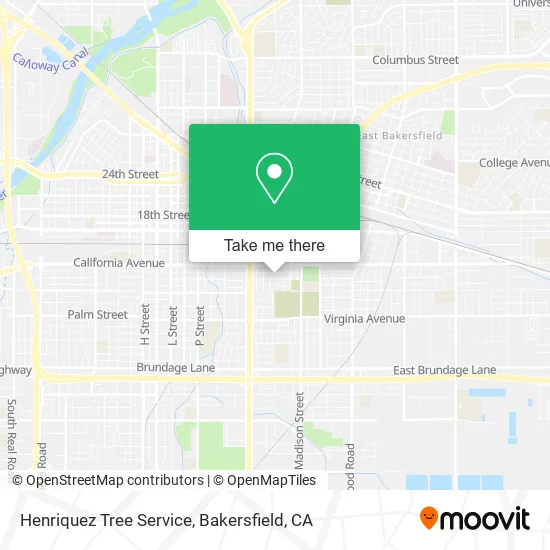 Mapa de Henriquez Tree Service