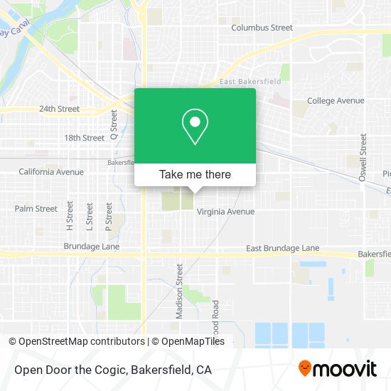 Mapa de Open Door the Cogic