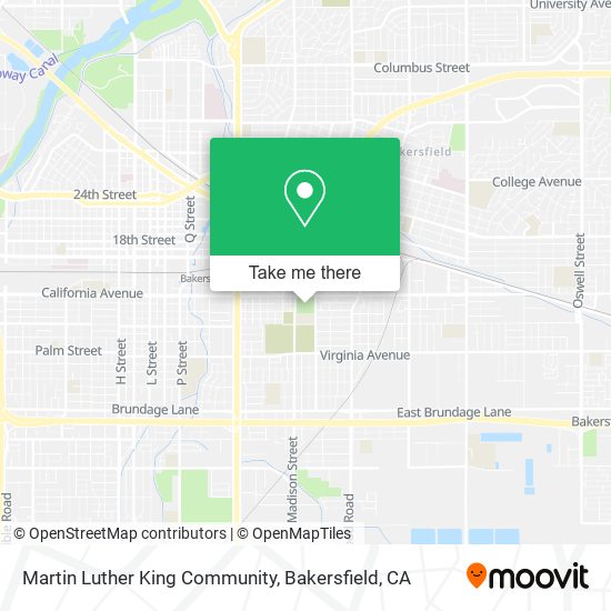 Mapa de Martin Luther King Community