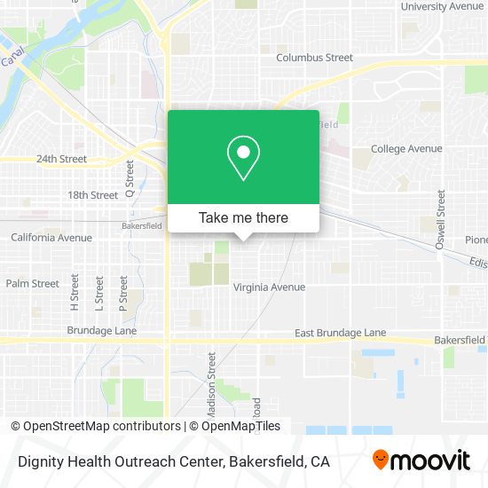 Dignity Health Outreach Center map