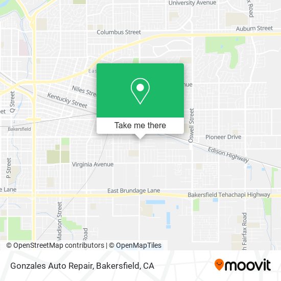 Gonzales Auto Repair map