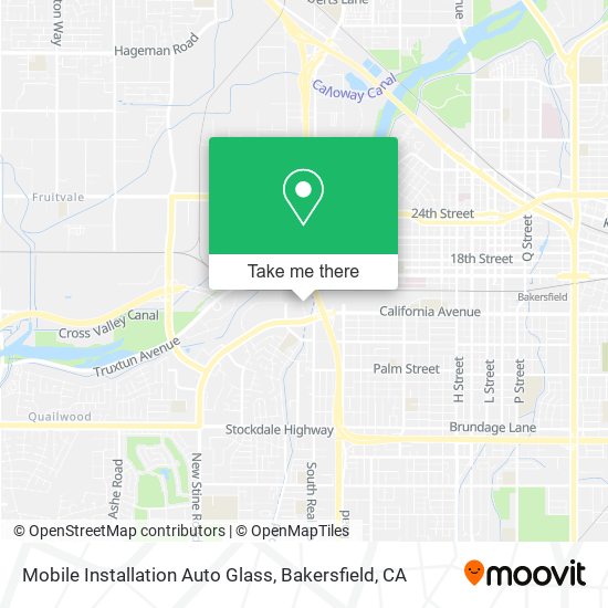 Mobile Installation Auto Glass map