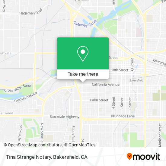 Tina Strange Notary map