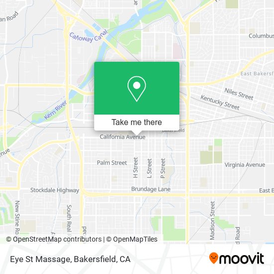 Eye St Massage map