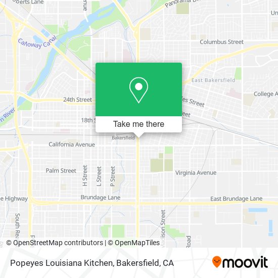 Mapa de Popeyes Louisiana Kitchen