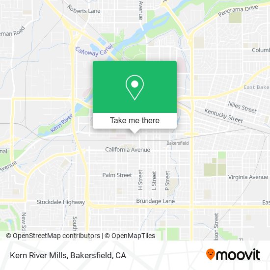 Kern River Mills map