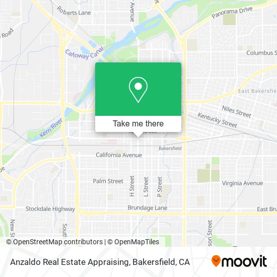 Anzaldo Real Estate Appraising map