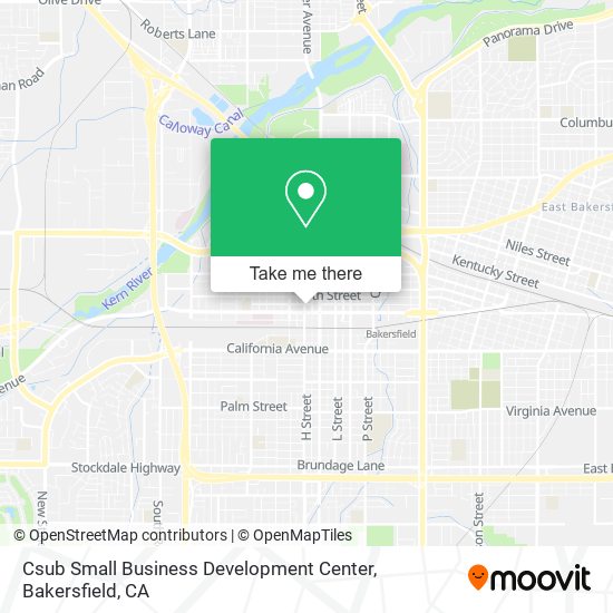 Mapa de Csub Small Business Development Center