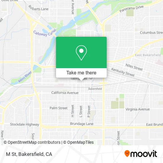 M St map