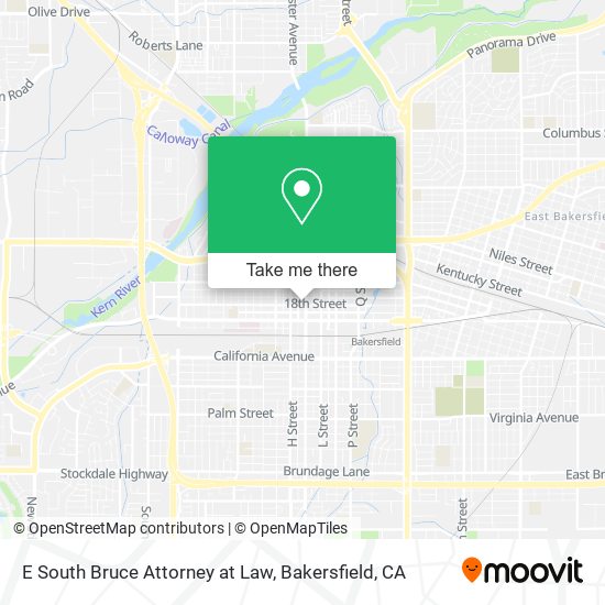 E South Bruce Attorney at Law map