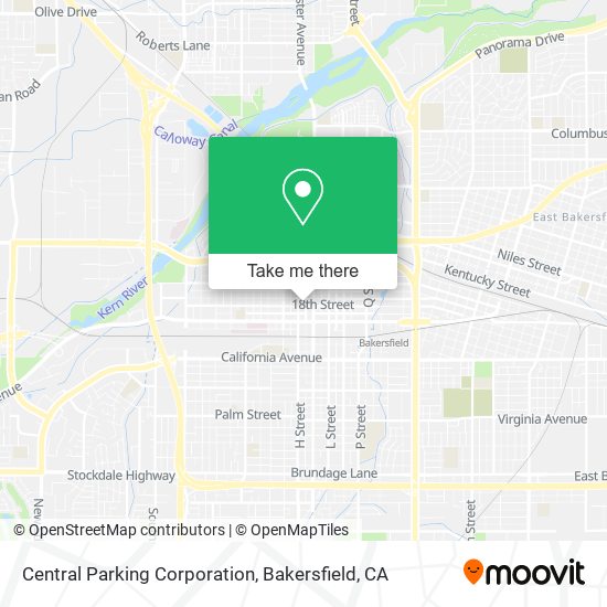 Central Parking Corporation map