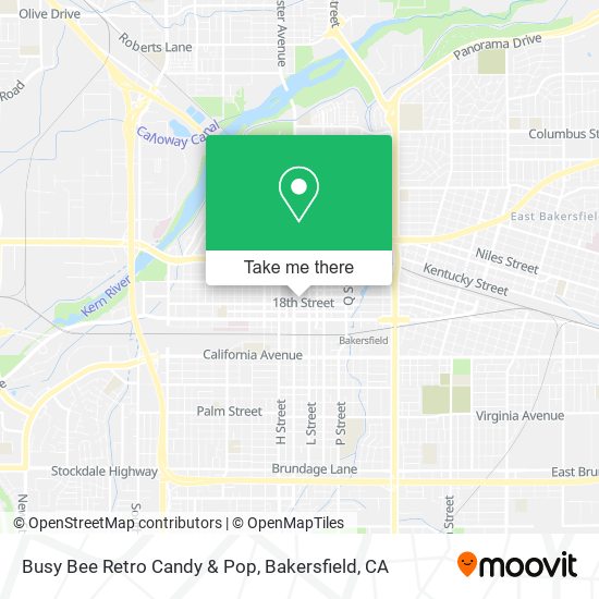 Busy Bee Retro Candy & Pop map