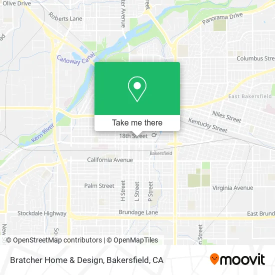 Bratcher Home & Design map