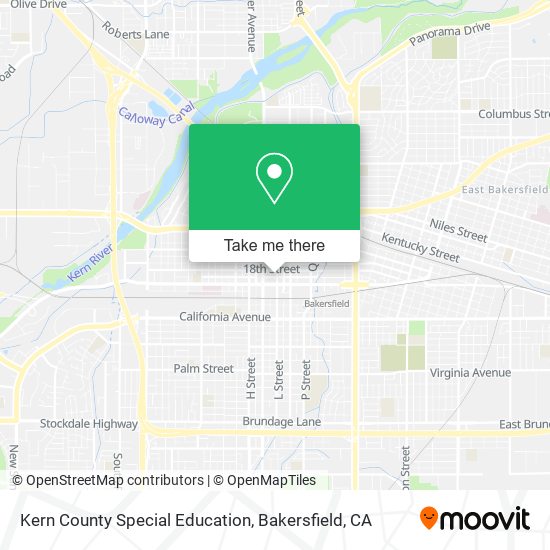 Mapa de Kern County Special Education