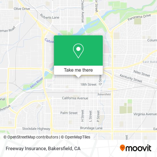 Mapa de Freeway Insurance