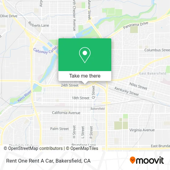 Rent One Rent A Car map