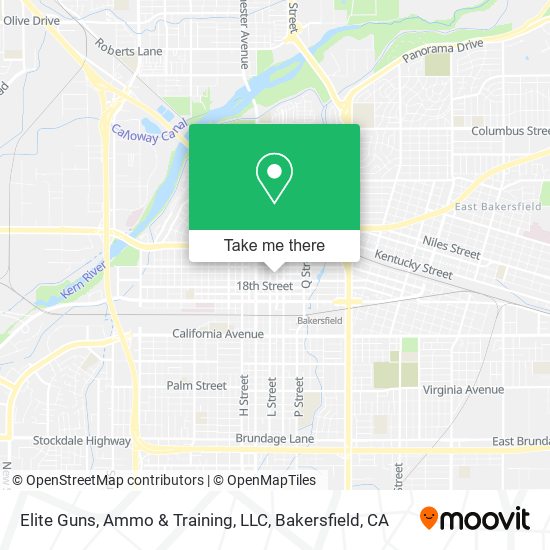 Mapa de Elite Guns, Ammo & Training, LLC