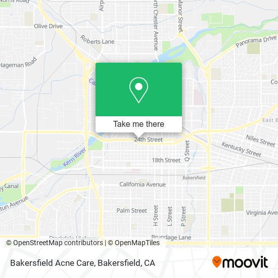 Bakersfield Acne Care map
