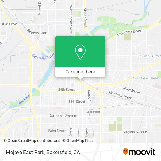 Mojave East Park map