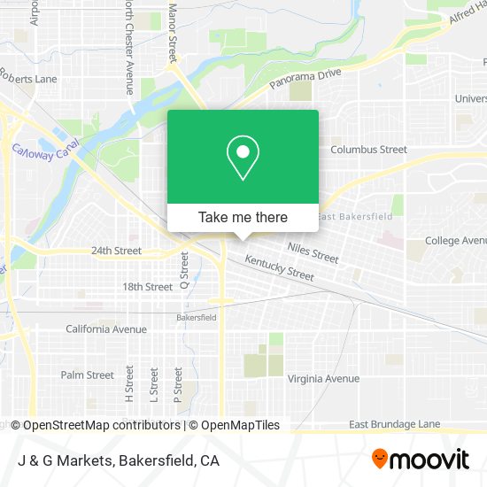 J & G Markets map